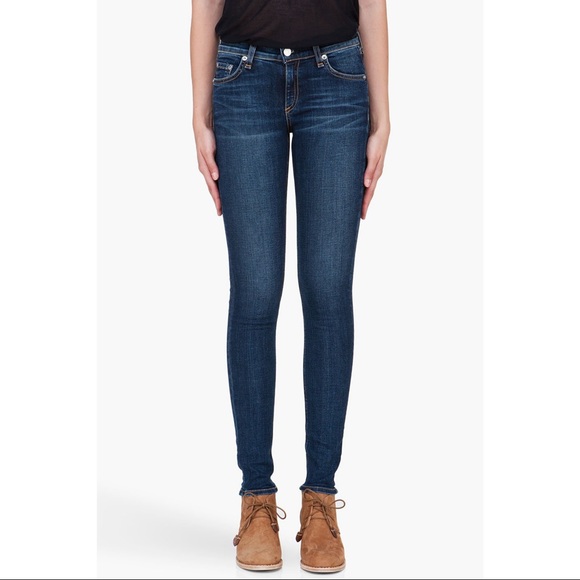 rag & bone Denim - Rag and Bone The Skinny Mid-Rise Jeans Wonderland